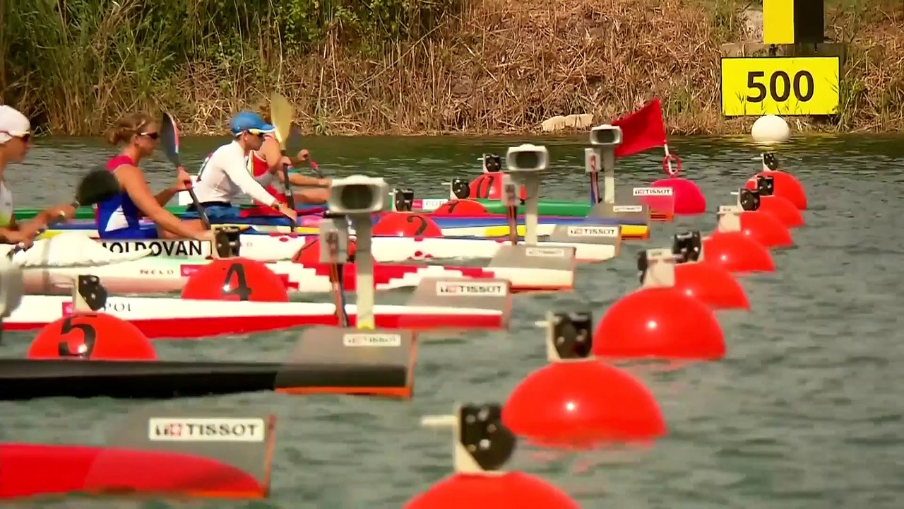 Danuta Kozak gets a gold for Hungary in the Women's K1 500m Kayak Sprint | Canoe Sprint | Baku 2015