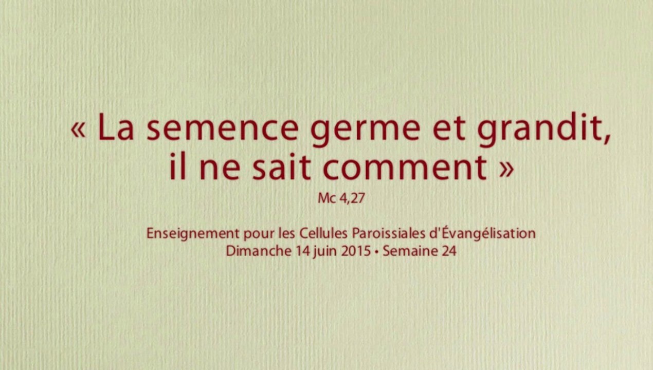 Sem 1525 - Bilan et repos