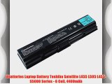 UBatteries Laptop Battery Toshiba Satellite L455 L505 L455-S5000 Series - 6 Cell 4400mAh