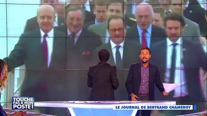 François Hollande finit bourré à l'expo du vin bordelaise !