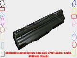 UBatteries Laptop Battery Sony VAIO VPCZ114GX/S - 6 Cell 4400mAh (Black)