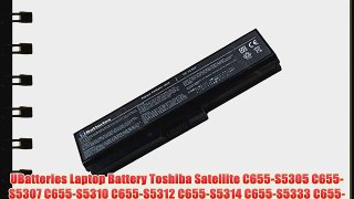 UBatteries Laptop Battery Toshiba Satellite C655-S5305 C655-S5307 C655-S5310 C655-S5312 C655-S5314