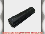 UBatteries Laptop Battery HP G72-227WM - 8800mAh 12 Cell