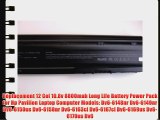 Replacement 12 Cel 10.8v 8800mah Long Life Battery Power Pack for Hp Pavilion Laptop Computer