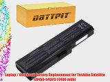 Laptop / Notebook Battery Replacement for Toshiba Satellite L645D-S4025 (4400 mAh)