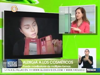 Intolerancia al maquillaje ocasiona alergias en la piel