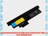 Laptop/Notebook Battery for IBM/Lenovo ThinkPad X201 Tablet - 8 cells 4000mAh Black
