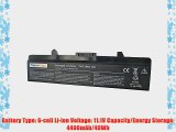Dell 312-0844 Laptop Battery - New TechFuel Professional 6-cell Li-ion Battery
