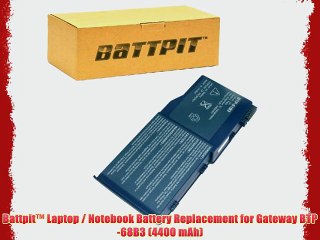 Battpit? Laptop / Notebook Battery Replacement for Gateway BTP-68B3 (4400 mAh)