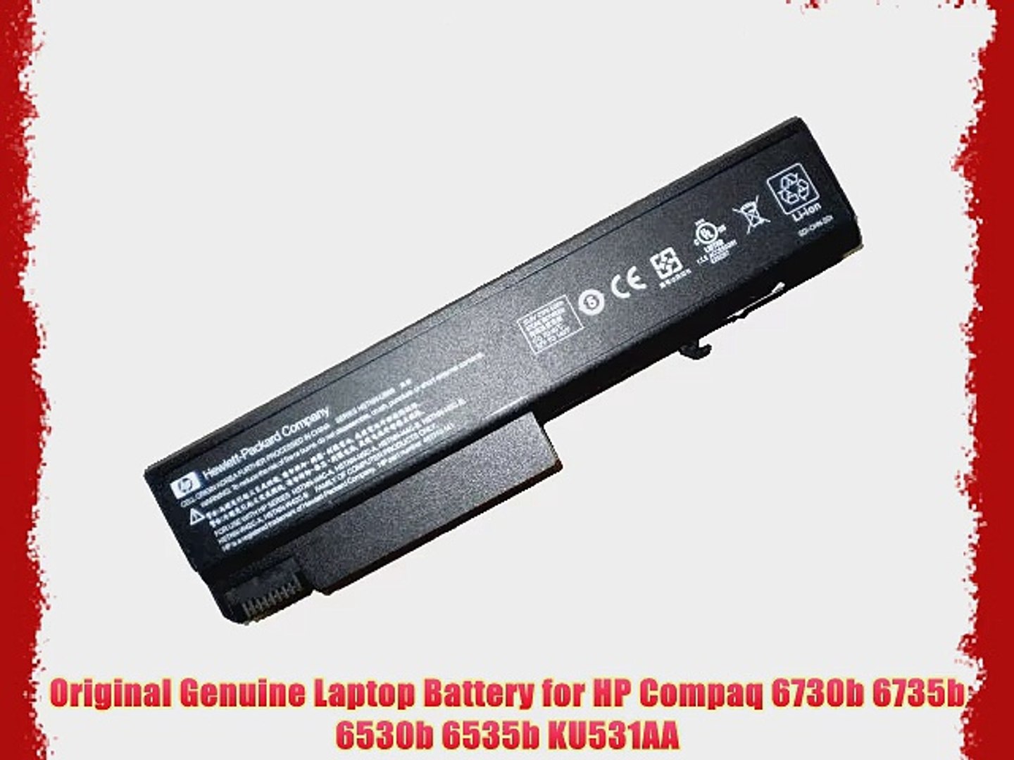 Original Genuine Laptop Battery For Hp Compaq 6730b 6735b 6530b 6535b Ku531aa Video Dailymotion