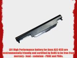 LB1 High Performance Battery for Asus A32-K55 A33-K55 A41-K55 for Asus SERIES: A45 A55 A75
