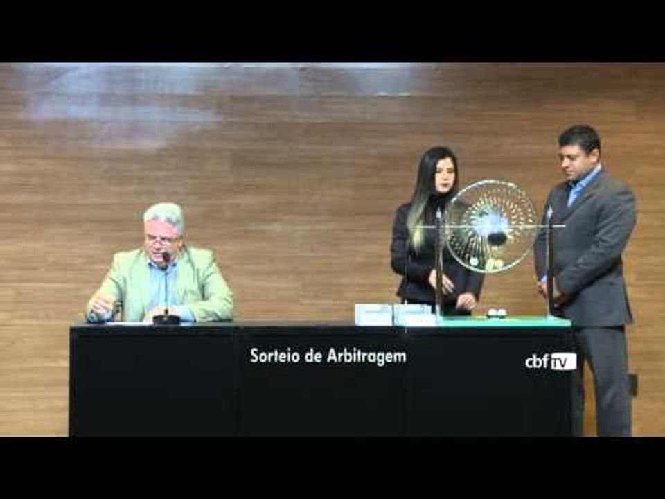 Sorteio de Arbitragem | 16/06/2015 - Série A
