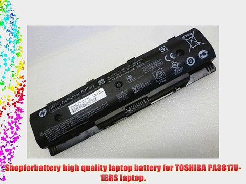 Toshiba Pa3817u-1Brs Replacement Laptop Battery 4400mAh (Replacement) - 4400mAh 6cells high