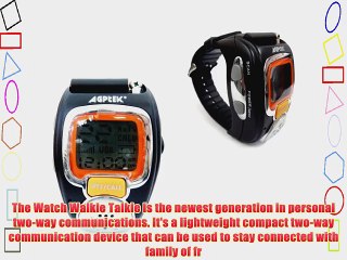 AGPtek Fashionable Wristwatch Walkie Talkie Spy Wrist Watch (4-pack)