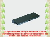 LB1 High Performance Battery for Dell Latitude E4200 for Part #'s 312-0864 451-10644 F586J
