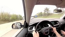 Audi A5 Sportback 2.0TDI - 200+km/h on German autobahn