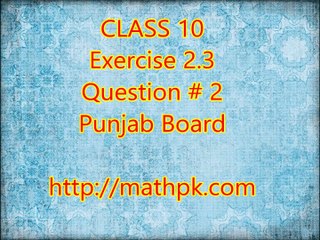 2.3-2 (P. Board-Class 10th)