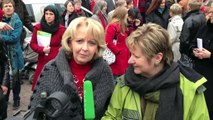 Hannelore Kraft (SPD) und Sylvia Löhrmann (Grüne): Wahlkampfauftakt NRW-Landtagswahl 2012 (Bochum)
