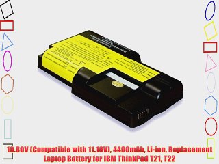 10.80V (Compatible with 11.10V) 4400mAh Li-ion Replacement Laptop Battery for IBM ThinkPad