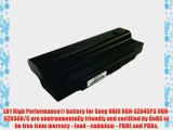 LB1 High Performance Extended Battery for Sony VAIO VGN-SZ645P3 VGN-SZ650N/C Laptop Notebook