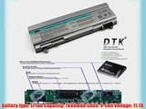 Dtk? New High Capacity High Performance Laptop Battery Replacement for Dell Latitude E6400
