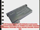 10.80V (Compatible with 11.10V)4500mAhLi-ionHi-quality Replacement Laptop Battery for TOSHIBA
