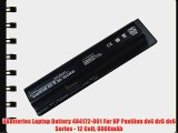 UBatteries Laptop Battery 484172-001 For HP Pavilion dv4 dv5 dv6 Series - 12 Cell 8800mAh
