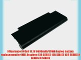 [Clearance] 9 Cell 11.1V 6600mAh/73Wh Laptop battery replacement for DELL Inspiron 13R SERIES