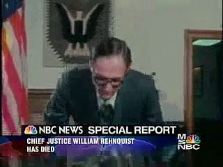 NBC NEWS SPECIAL REPORT: Chief Justice William Rehnquist Dies At 80