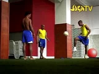 Ronaldinho, Carlos et Robinho