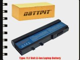 Battpit? Laptop / Notebook Battery Replacement for Acer Extensa 4420-5963 (6600mAh / 73Wh)