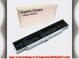Superb Choice 12-cell Laptop Battery for SONY VAIO PCG-6J2L PCG-6R2L PCG-7G1L PCG-7G2L