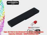 Dr. Battery? Advanced Pro Series Laptop / Notebook Battery for HP G60-506US (4400mAh / 48Wh)