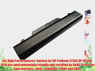 LB1 High Performance New Laptop Battery for HP ProBook 4710S HP HSTNN-1B1D Laptop Notebook