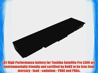 LB1 High Performance Battery for Toshiba Satellite Pro L300 Laptop Notebook Computer PC [10.8V