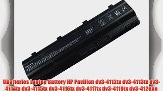UBatteries Laptop Battery HP Pavilion dv3-4112tx dv3-4113tx dv3-4114tx dv3-4115tx dv3-4116tx