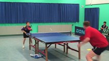 Bordtennis - Thomas Nielsen, EBTK vs. Sun Shiyu, China