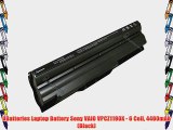 UBatteries Laptop Battery Sony VAIO VPCZ1190X - 6 Cell 4400mAh (Black)
