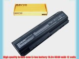 Bavvo 12-cell Laptop Battery for HP Compaq 396600-001 398752-001 HSTNN-DB10 HSTNN-DB17 HSTNN-IB09
