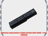 UBatteries Laptop Battery Toshiba Satellite A665-S6055 - 6 Cell 4400mAh