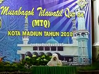 MTQ Kota Madiun 2010 - Juara Satu Qoriah Remaja.avi