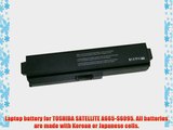Replacement laptop battery for Toshiba Satellite A665-S6095 8800mAh Toshiba Satellite A665-S6095
