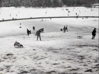 Schaatsen in de winter - 1965