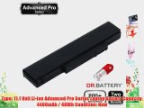 Dr. Battery? Advanced Pro Series Laptop / Notebook Battery for Gateway M151S Arctic Bloom (4400mAh