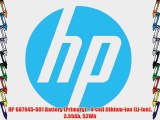 HP 687945-001 Battery (Primary) - 4-cell lithium-ion (Li-Ion) 3.55Ah 52Wh