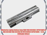 UBatteries Laptop Battery Sony VAIO VGN-NS130E/L VPCF13QFX/B VGN-NS140D VGN-NS135E/W VPCF13UFX/B