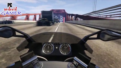 GTA 5 - GHOST RIDER - Crazy Driving Hayabusa 315km/h