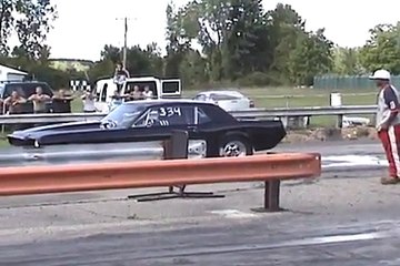 65 Mustang Drag Racing