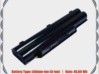 10.80V4400mAhLaptop Battery Replacement for FUJITSU LifeBook A532 LifeBook AH532 LifeBook AH532/GFX