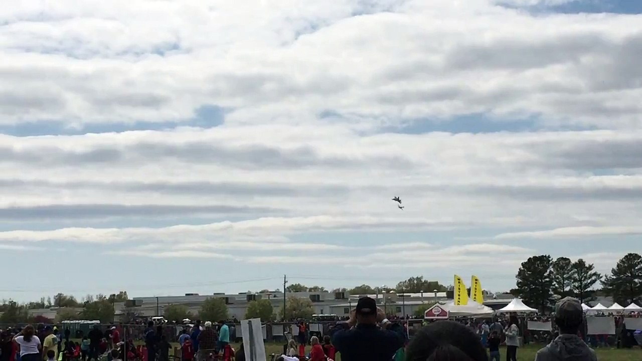 Air Force Jets Fly Side by Side at Alabama Air Show